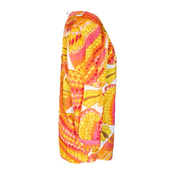 Yellow and Pink Blouse Top - Picture 6 of 9